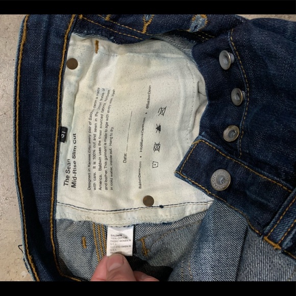 RARE Baldwin x Suitsupply Collab Men’s Denim - Picture 3 of 6